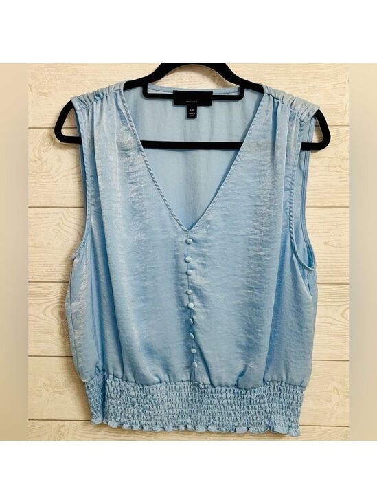 Laundry By Shelli Segal Tops - Laundry by Shelli Segal L.A. Women’s Light Blue Sleeveless Top Size L